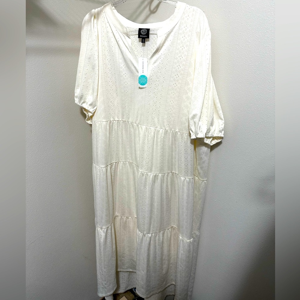 2X High-Low Maxi Dress